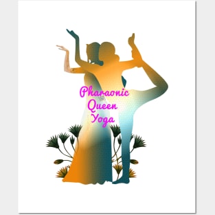 Pharaonic queen yoga Posters and Art